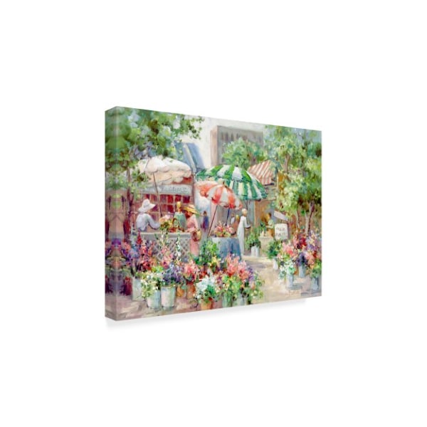 Barbara Mock 'Flower Market' Canvas Art,24x32